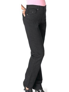 Petite Gloria Vanderbilt Amanda Classic Jeans, Black Size 6P